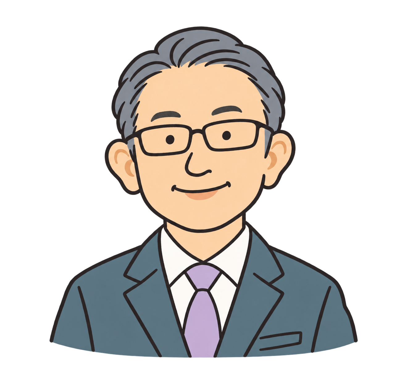 司法書士 上野山雅喜の似顔絵